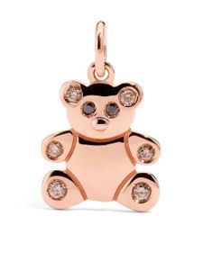 Dodo pendentif en or rose 9ct pavé de diamants