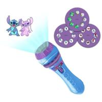LEXIBOOK - 2 in 1 verhaalprojector en Disney Stitch-zaklamp (3 schijven - inclusief 24 afbeeldingen) - Blauw - LTC050D