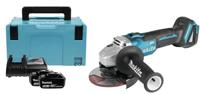 Makita DGA504RTJ Accu Haakse Slijper 125mm 18V 5.0Ah in Mbox