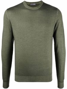 Drumohr pull en maille à col rond - Vert