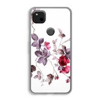 Mooie bloemen: Google Pixel 4a Transparant Hoesje