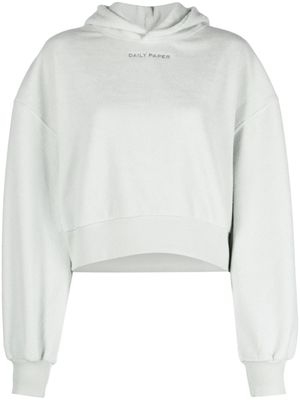 Daily Paper haut crop à logo embossé - Gris Daily Paper haut crop à logo embossé - Gris