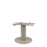 LABEL51 Eetkamertafel Extra Stable - Taupe - Metaal - 75x75x72 cm