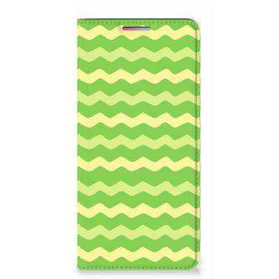 Motorola Moto G60s | Hoesje met Magneet | Waves Green