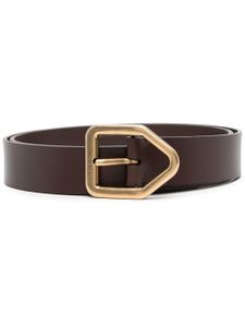 TOM FORD ceinture à logo gravé - Marron