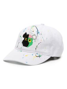 Mostly Heard Rarely Seen 8-Bit casquette à motif ourson - Blanc