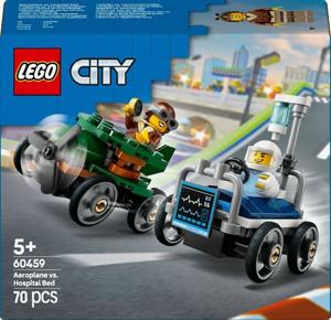 LEGO® City 60459 Raceautopakket: vliegtuig vs. ziekenhuisbed