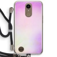 Flow mist pastel: LG K10 (2017) Transparant Hoesje met koord