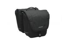 New looxs avero dubbele fietstas - zwart - polyester - sportief - 25l