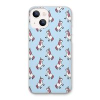 Eenhoorns overal: iPhone 13 Transparant Hoesje