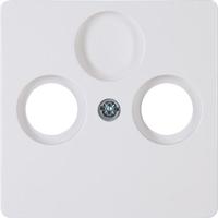 Enzo Kopp hk05 arctic wit afdekplaat voor coax - 4621440