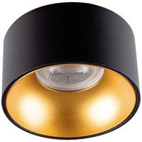 Kanlux 27575 Riti Plafondlamp GU10, Par 16 Goud (mat), Zwart (mat) - thumbnail