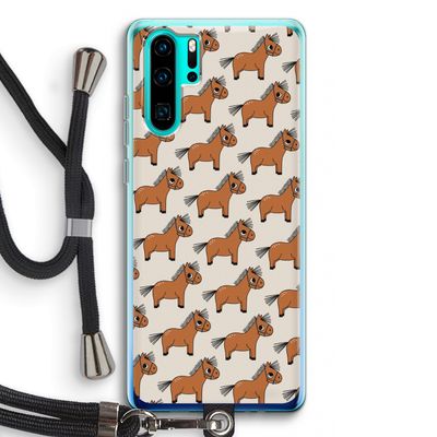 Pony: Huawei P30 Pro Transparant Hoesje met koord