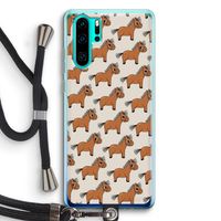 Pony: Huawei P30 Pro Transparant Hoesje met koord