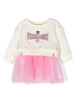 Chiara Ferragni Kids robe tutu à manches longues - Blanc