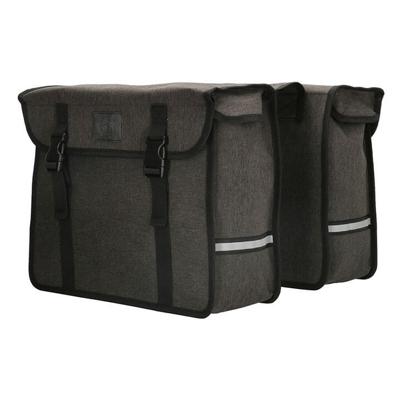 Dutch Cycle Bag Classic Fietstas Dubbel Grijs