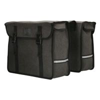 Dutch Cycle Bag Classic Fietstas Dubbel Grijs Dutch Cycle Bag Classic Fietstas Dubbel Grijs
