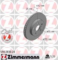 Remschijf Coat Z 590283020