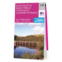 Wandelkaart - Topografische kaart 147 Landranger Elan Valley & Builth Wells - Wales | Ordnance Survey - thumbnail