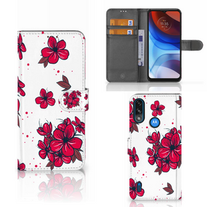 Motorola Moto E7i Power | E7 Power Hoesje Blossom Red