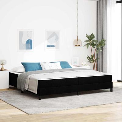 Boxspring bed Anders Zwart 200 x 200 cm Stof