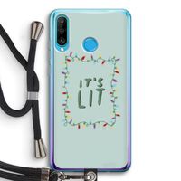 It's Lit: Huawei P30 Lite Transparant Hoesje met koord
