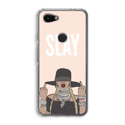 Slay All Day: Google Pixel 3a Transparant Hoesje