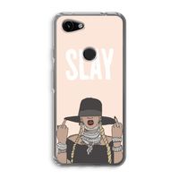 Slay All Day: Google Pixel 3a Transparant Hoesje