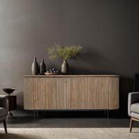 Livingfurn Dressoir 'Lausanne' Teakhout, 180cm