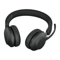 Jabra Evolve2 65 UC On Ear headset Telefoon Bluetooth Stereo Zwart Volumeregeling, Indicator voor batterijstatus, Microfoon uitschakelbaar (mute) - thumbnail