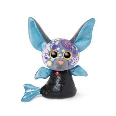 Nici knuffel Glubschis junior 15 cm pluche blauw/zwart Nici knuffel Glubschis junior 15 cm pluche blauw/zwart