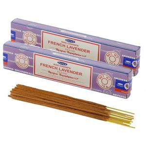 Satya Nag Champa wierrook stokjes Lavendel geur - 30x - Lichaam in balans - Meditatie