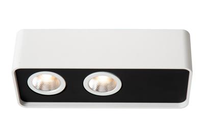 Lucide ANGULAR - Plafondspot - LED Dimb. - 2x5W 2700K - Wit | Premium