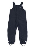 Patagonia Kids salopette à patch logo - Bleu