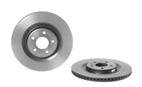 Remschijf COATED DISC LINE BREMBO, Remschijftype: Binnen geventileerd, u.a. für Audi, Porsche, VW