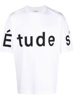 Études Studio t-shirt en coton biologique à logo imprimé - Blanc