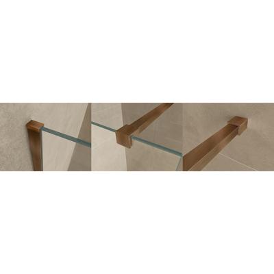 Profielset Met Stabilisatiestang BWS Smile 120 cm Geborsteld Brons Koper Boss & Wessing