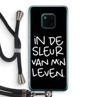 De Sleur: Huawei Mate 20 Pro Transparant Hoesje met koord