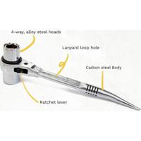 Dirty Rigger 4-in-1 Podger Ratchet (Metric)