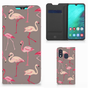 Samsung Galaxy A40 Hoesje maken Flamingo