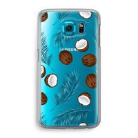Kokosnoot roze: Samsung Galaxy S6 Transparant Hoesje