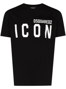 DSQUARED2 t-shirt à logo imprimé - Noir