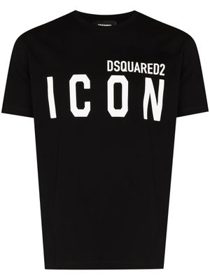 DSQUARED2 t-shirt à logo imprimé - Noir