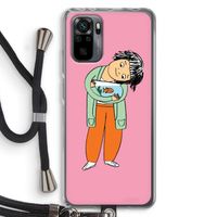 Visknuffel: Xiaomi Redmi Note 10 Pro Transparant Hoesje met koord