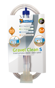 Superfish Gravel Clean S Aquariumreiniger - Auto-Start voor Waterverversing & Bodemreiniging