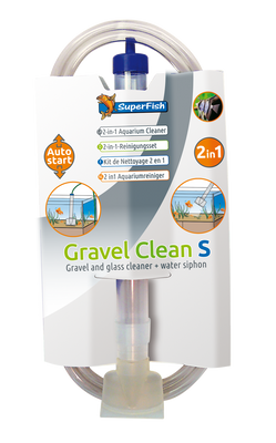Superfish Gravel Clean S Aquariumreiniger - Auto-Start voor Waterverversing & Bodemreiniging