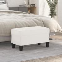 Bankje 70x35x41 cm microvezelstof beige