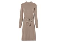 esmara Gebreide dames jurk (L (44/46), Beige)
