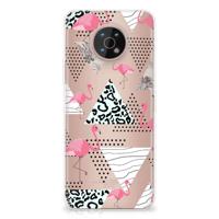Nokia G50 | TPU Hoesje | Flamingo Triangle