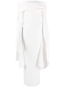 Solace London robe-chemise Arden longue - Blanc